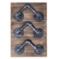 thumbnail image 1 of Armen Living LCHKWRSBPI Hawk Wine Rack in Industrial Grey & Pine Wood, 1 of 5