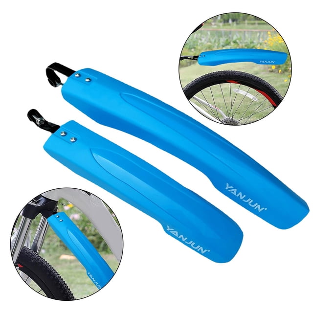 Juego de Guardabarros para Bicicleta de Montaña, Guardabarros Ajustables Portátiles para Bicicleta, Protección Completa Delantera Y Trasera para Bicic Azul Baoblaze Guardabarros de bicicleta