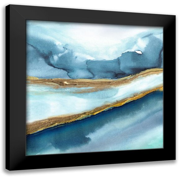 Jill, Susan 12x12 Black Modern Framed Museum Art Print Titled - Weather Approaching
