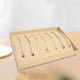 thumbnail image 4 of Bandejas de joyería apilables Caja organizadora de contenedores de joyería envuelta en arpillera, insertos Bandeja para collares Yuyangstore Bandeja de almacenamiento de joyas, 4 of 7