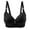 Black, variant on Darzheoy Wire-Free Bra for Women Printing Gathered Together Large Size Daily Bra Underwear No Rims Womens Sports Bras 42/95