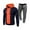 10Orange, variant on guisaled Men's Casual Tracksuit Set 2 Piece Colorblock Sweatsuits Athletic Sports Long Sleeve Jogging Pullover Hoodies Sweatpants Set