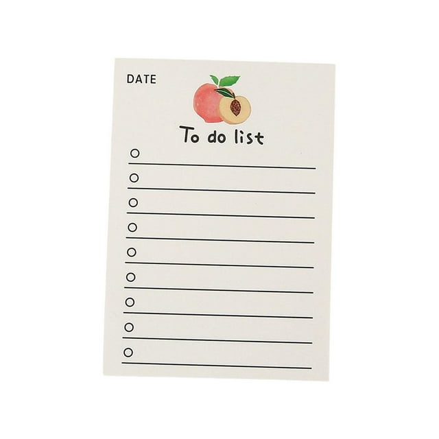 Tearable Non Sticky Notes Fruit Hand Account Memo Message List Paper To Do