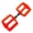 Red, variant on Plastic Bicycles Pedals Nonslip Wide Thick Pedals Light Weight Cycling Platform Pedals for Road Bike, Folding Bike