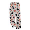 thumbnail image 4 of Puyaiuu Women's Pajama Pants With Pockets Flannel Pajama All kinds of Print Comfy Lounge Pant Fuzzy Sleep Bottoms with Pockets Gift, 4 of 5