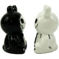 thumbnail image 4 of Ebros Furry Bones Bun Bun Rabbits Salt And Pepper Shakers Ceramic Set 3.5"H, 4 of 5
