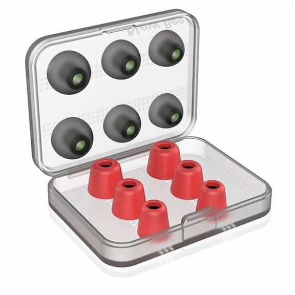 Soft Memory Foam Earbuds Tips Replacement Noise Isolating Memory Foam In-Ear Tips Nozzle Earphone Ear Tip Cover