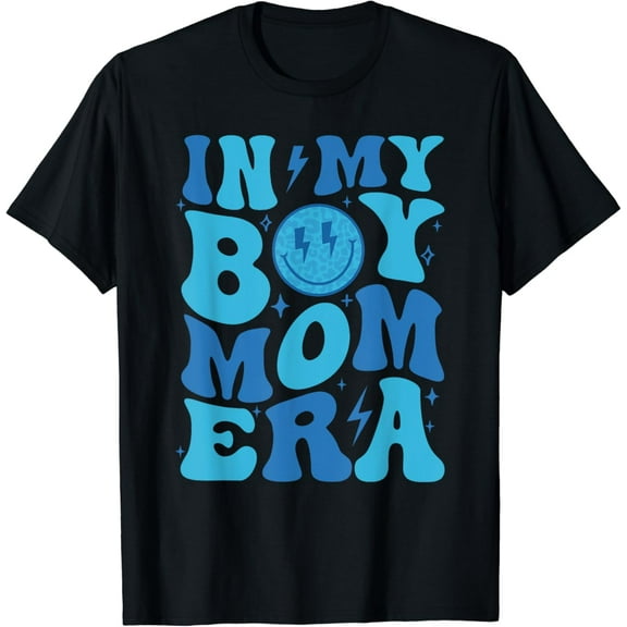 In My Boy Mom Era Boy Mama Gender Reveal T-Shirt Unisex S-5XL Hot Trending Shirt, Vintage Birthday Gift