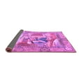 thumbnail image 2 of Ahgly Company Indoor Round Persian Purple Traditional Area Rugs, 6' Round, 2 of 4