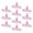 Pink, variant on Ywmsfl 10Pieces Clear Acrylic Binder Clip 75mm Paper Clamps File Binder Clip Food Bag Clip for Food Bag Document Drawing Board