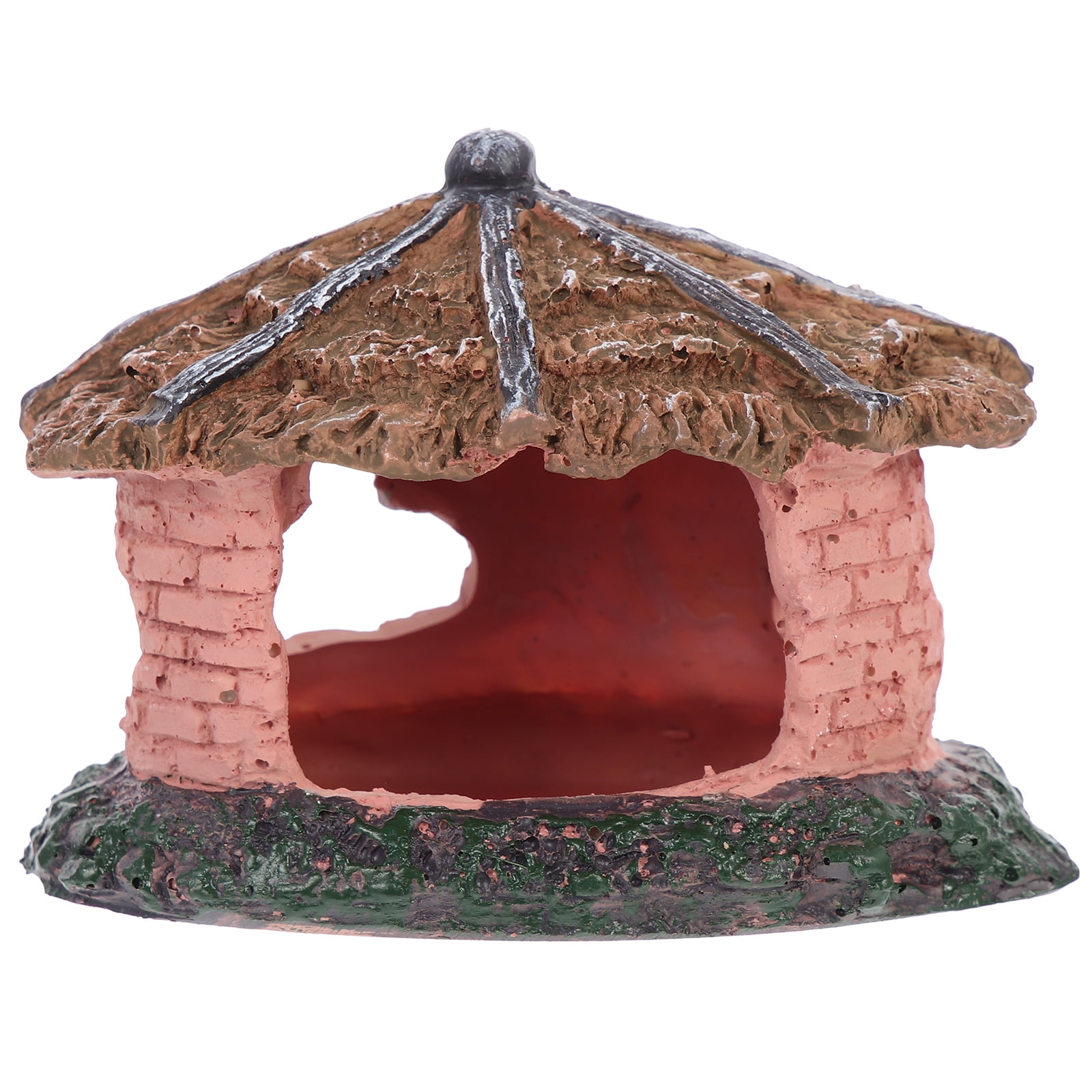 NUOLUX Reptile Fish House Hideout Hiding Cave Aquarium Breeding Shrimp