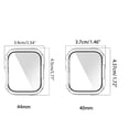 thumbnail image 6 of For Watch 8 7 6 5-SE Screen Protector Glass Film+Case All-inclusive Bumper for S, 6 of 20