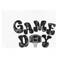 thumbnail image 2 of Game Day Basketball Sweatshirt School Sports Shirt for Mom Basketball Lover White Medium, 2 of 6