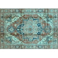 thumbnail image 1 of Ahgly Company Indoor Rectangle Persian Light Blue Traditional Area Rugs, 6' x 9', 1 of 4