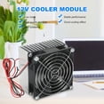 thumbnail image 3 of 12V Thermoelectric Peltier Cooler Refrigeration Cooling System Semiconductor Module Heat Sink Module DIY Electronic Components for Small Fridge Air Conditioner Other Cooling Devices, 3 of 8
