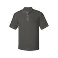 thumbnail image 2 of IZOD 13Z0075 Mens Performance Pique Polo T-Shirt - Thunder Cloud, Extra Large, 2 of 3