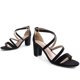 thumbnail image 4 of Sandalia DREAM PAIRS MADISON Negra de Ante con Tacón de 7.5 cm, 4 of 9
