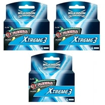Wilkinson Sword Xtreme3, 4 Count Refill Blades (Same As Schick Xtreme 3 Catridges) Pack of 3   Schick Slim Twin ST for Sensitive Skin