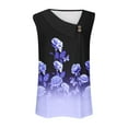 thumbnail image 5 of Débardeur pour Femmes, Mode Décontractée Sans Manches Col en V Printemps et Été, 5 of 5