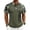Army Green, variant on 250th Anniversary Tactical Polo Shirt for Men 1776-2026 - Distressed American Flag Print V-Neck Short Sleeve Button Down Top - Patriotic USA Military Style Golf Shirt Green XXL