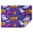 thumbnail image 1 of Rectangle Table Cover Pumpkin Bat spider Ghost Halloween Table Cloth,Pattern Washable Table Covers for Picnic Gathering Halloween Fall Thanksgiving Christmas, 1 of 5
