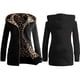 thumbnail image 2 of Chaqueta de abrigo de imitación cálida para mujer de moda Abrigo de manga larga de leopardo de invierno Fridja  BV0+466, 2 of 4