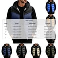 thumbnail image 3 of Mens Puffer Vest Zip Up Sleeveless Hooded Loose Fit Warm Jacket Fall Winter Outdoor Casual Outerwear Tops 2026, 3 of 5