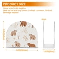 thumbnail image 4 of Yayeee Napkin Holder for Table Set of 2 Kitchen Paper Tissue Organization, Gray Bears, 4 of 8