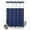 Navy Blue, variant on No Hook Shower Curtain, Light Yellow Shower Curtains for Bathroom with See Through Top Window, Minimalist Modern Solid Color Yellow Waterproof & Washable Bath Curtain Stand Up Stall 36"x72"