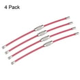 thumbnail image 2 of Unique Bargains 90mm Length PVC Coated Stainless Steel Keyring Loop Cable Pink 4 Count, 2 of 6