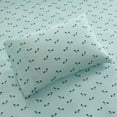 thumbnail image 3 of Comfort Classics Novelty Super Soft Printed Sheet Set, Twin, Aqua, 3 of 8