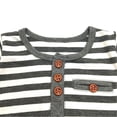 thumbnail image 6 of Kayannuo Baby Girl Clothes Long Sleeve Fall Winter Newborn Baby Boys Long Sleeves Stripe Tops+Pants Infant Outfits Clothes Sets,Gray, 6 of 9