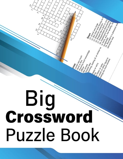 Big Crossword Puzzle Book : Big Crossword with Word Find Puzzles Book for Seniors, Adults (Paperback)