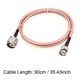 thumbnail image 4 of Conexión de cable coaxial RF de baja pérdida RG-142 N macho a BNC macho 90cm 2 piezas, 4 of 4