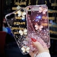 thumbnail image 5 of Cubic Three Butterflies Glitter Star Phone case, Fresh and Cute, Drop-Proof, Women's Favorite, for iPhone 15 14 13 12 11 Ultra Plus X XS XR 7 8 6 SE 2020 Phone Case (Black,iPhone 13 Pro), 5 of 8
