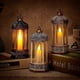 thumbnail image 4 of Hexagonal Candle Lantern with Lights, Set of 3 Decorative Lanterns-6.1 inch, Lanterns Decorativ, 4 of 4