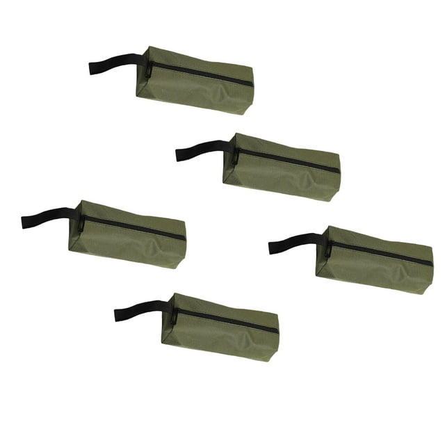Scienceny 5X bolso de mano con cremallera multicolor mano de obra fina resistencia al desgaste conveniente bolsas de almacenamiento organizador Herramientas eléctricas Verde Talla grande Scienceny TO011952-07