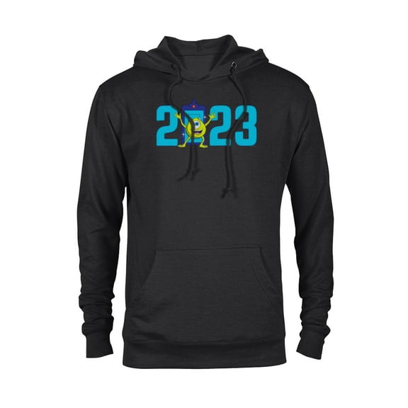 Disney and Pixar’s Monsters Inc Mike Wazowski 2023 New Year - Pullover Hoodie for Adults - Customized-Black