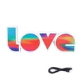 thumbnail image 2 of Letter Night Light, Decorative Beautiful Hangable Widely Applicable Love Sign Lamp  for Party for Wedding Stripes,Gradients,Rendering, 2 of 7