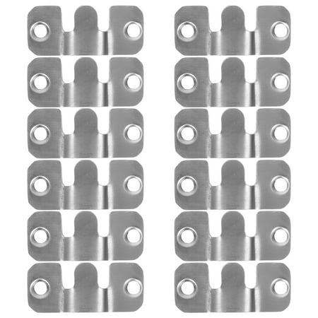 

Yongwei 12Pcs Stainless Steel Interlocking Picture Hooks for Wall Mount Gallery Display