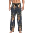 thumbnail image 2 of FREEAMG Funny Sloth Pajama Pants for Men, Men's Separate Bottoms, Pure Cotton Comfortable Lounge Pants for Men（385）, 2 of 7