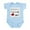 Sky Blue, variant on CafePress - Nashville Loves Me Infant Bodysuit - Baby Light Bodysuit, Size Newborn - 24 Months
