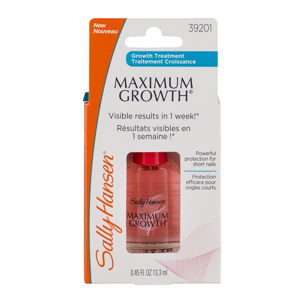 Sally Hansen Maximum Strength Nail Growth Treatment, Transparent Clear