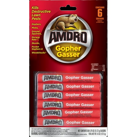 Amdro Gopher Gasser Pest Control, 6 Count