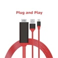 thumbnail image 5 of Wecast 1080P Hdmi Hdtv Cable Teléfono Inteligente A Hdmi Adaptador De Cable Compatible Con Sistema Ios Con Para Iphone5 / 5S / 66 Plus / 6S / 6 Plus / 7/8 / X Ipad4 / Mini / Air / Mini2 seitruly EL010758-00, 5 of 5