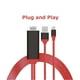 thumbnail image 5 of Wecast 1080P Hdmi Hdtv Cable Teléfono Inteligente A Hdmi Adaptador De Cable Compatible Con Sistema Ios Con Para Iphone5 / 5S / 66 Plus / 6S / 6 Plus / 7/8 / X Ipad4 / Mini / Air / Mini2 Advancent EL010758-00, 5 of 5