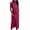 Hot Pink, variant on ZZwxWA Women's 2025 Summer Mock Neck Casual Bodycon Dress Cap Sleeve Elegant Cocktail Party Long Midi Dresses