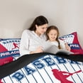 thumbnail image 5 of Castle Fairy Sport Baseball Twin Comforter Sets,Ball Game Bedding Set,Red Blue Bedding Set, 5 of 8