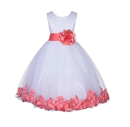 rose petal gown