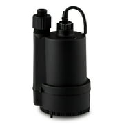 Superior Pump 91330 1/3 HP Thermoplastic Submersible Multi Use Pool Hot Tub Pump with 10-Foot Cord